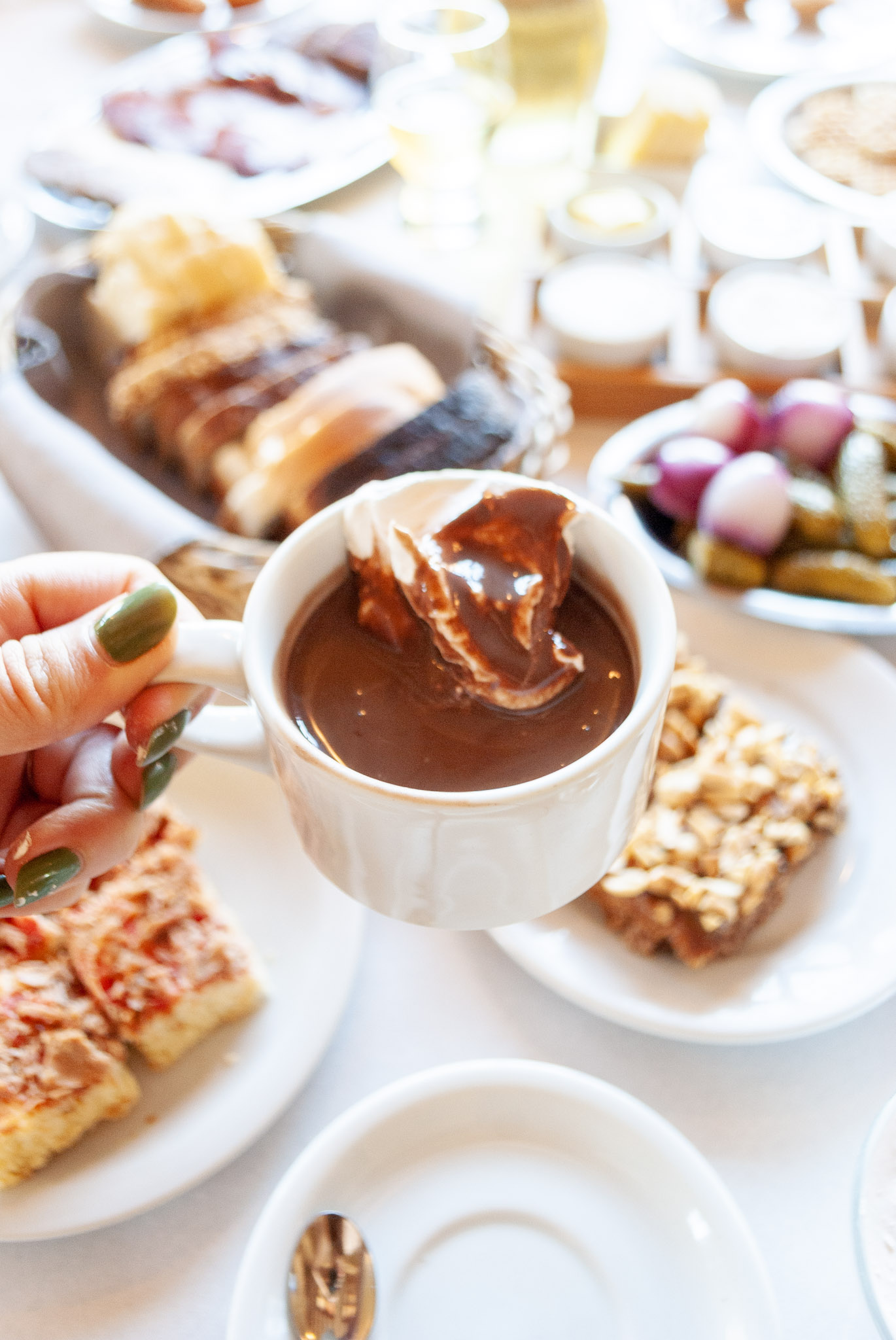 Bebidas: cafés, chás e sucos